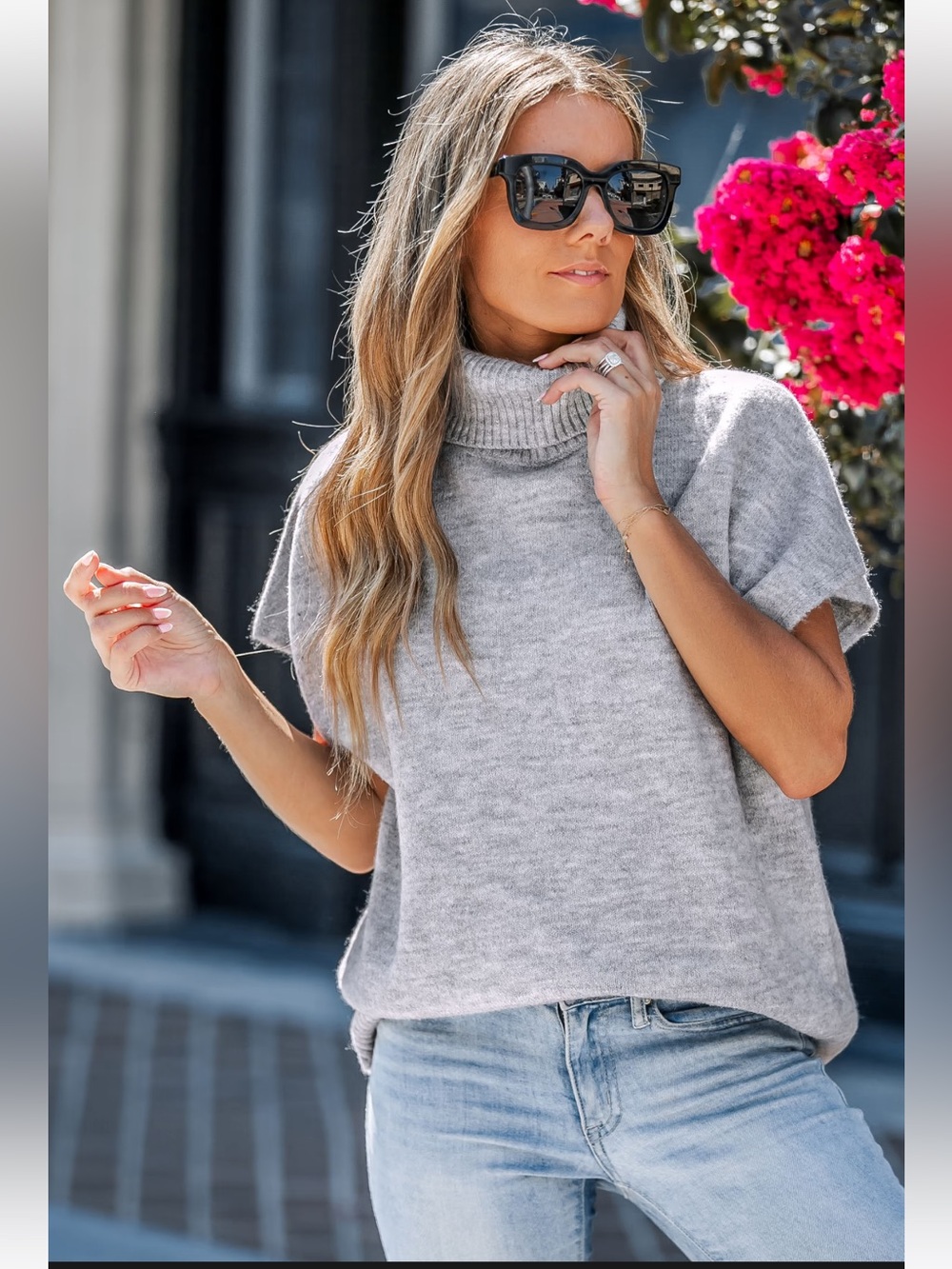 Dolman knit top sweater